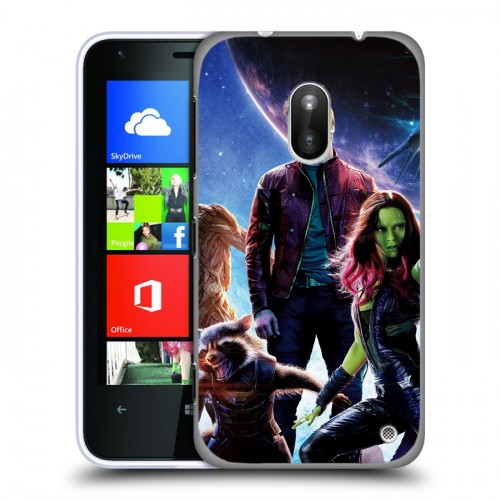 Дизайнерский пластиковый чехол для Nokia Lumia 620 Стражи галактики
