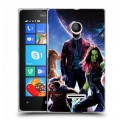 Дизайнерский пластиковый чехол для Microsoft Lumia 435 Стражи галактики