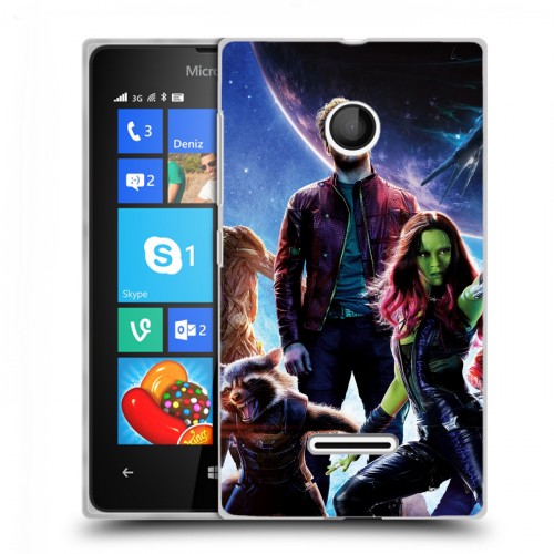 Дизайнерский пластиковый чехол для Microsoft Lumia 435 Стражи галактики