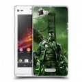 Дизайнерский пластиковый чехол для Sony Xperia L Терминатор