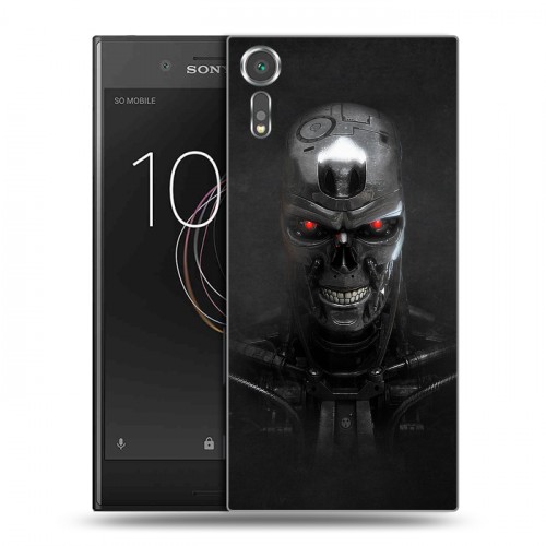 Дизайнерский пластиковый чехол для Sony Xperia XZs Терминатор