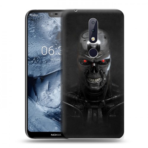 Дизайнерский пластиковый чехол для Nokia 6.1 Plus Терминатор