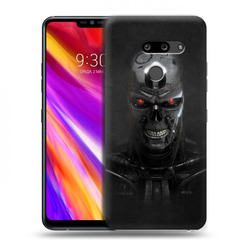 Дизайнерский пластиковый чехол для LG G8 ThinQ Терминатор