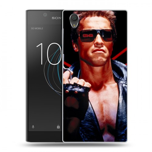 Дизайнерский пластиковый чехол для Sony Xperia L1 Терминатор