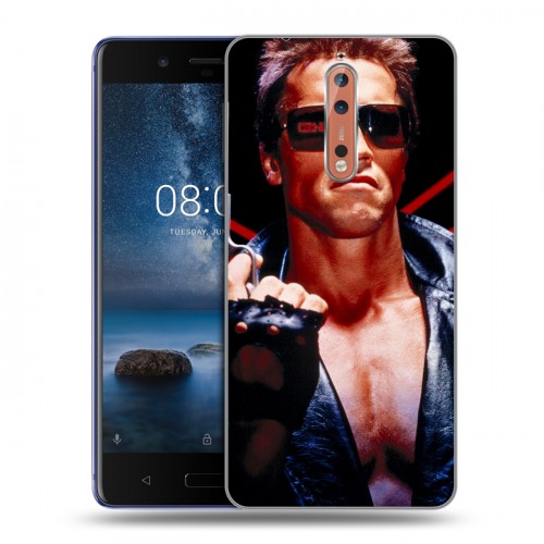 Дизайнерский пластиковый чехол для Nokia 8 Терминатор