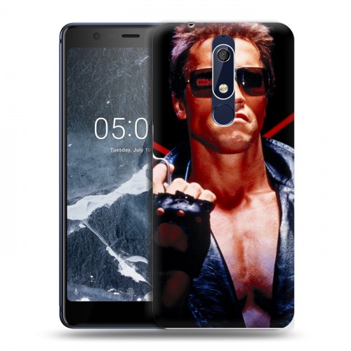 Дизайнерский пластиковый чехол для Nokia 5.1 Терминатор