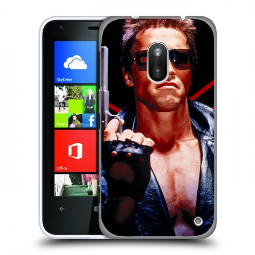 Дизайнерский пластиковый чехол для Nokia Lumia 620 Терминатор