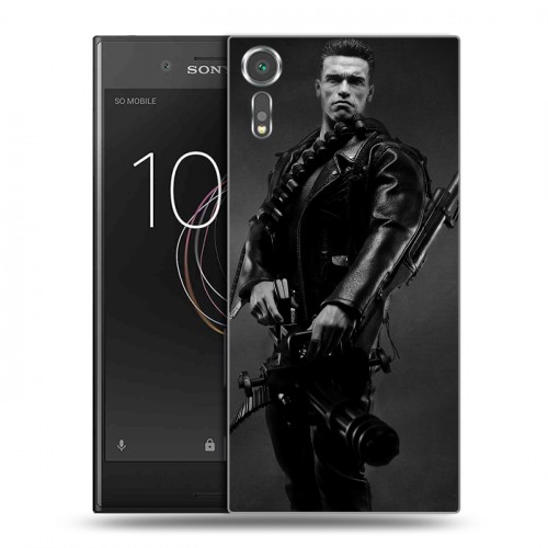 Дизайнерский пластиковый чехол для Sony Xperia XZs Терминатор