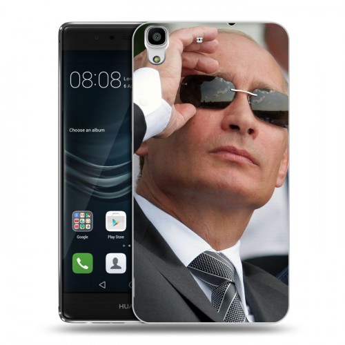 Дизайнерский пластиковый чехол для Huawei Y6II В.В.Путин