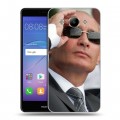 Дизайнерский пластиковый чехол для Huawei Y3 (2017) В.В.Путин