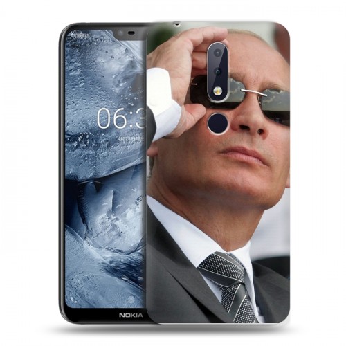 Дизайнерский пластиковый чехол для Nokia 6.1 Plus В.В.Путин