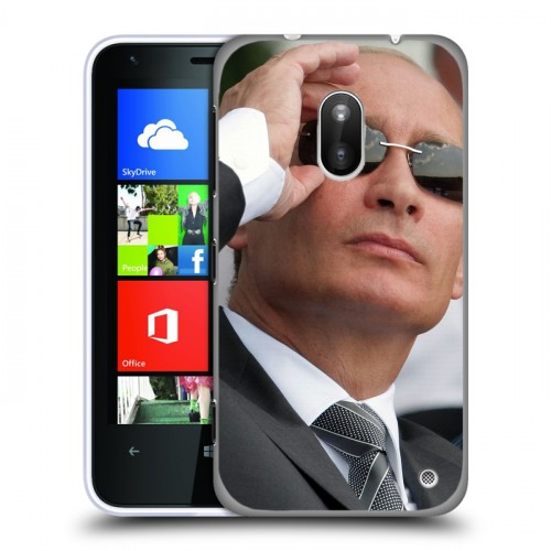 Дизайнерский пластиковый чехол для Nokia Lumia 620 В.В.Путин