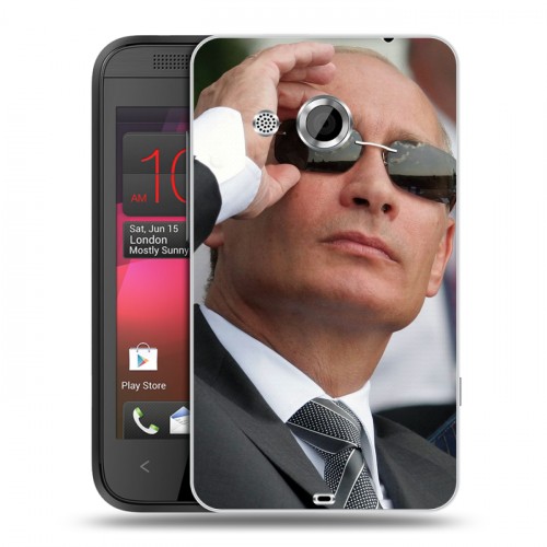 Дизайнерский пластиковый чехол для HTC Desire 200 В.В.Путин