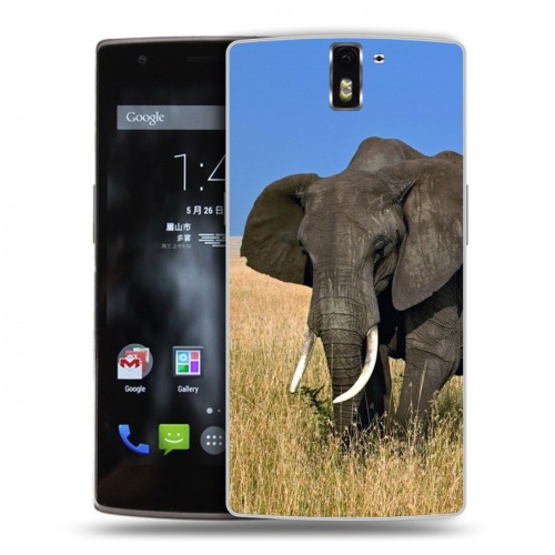 Дизайнерский силиконовый чехол для OnePlus One Слоны