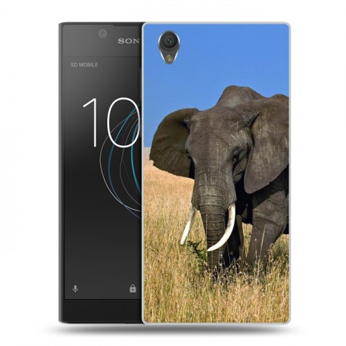 Дизайнерский пластиковый чехол для Sony Xperia L1 Слоны