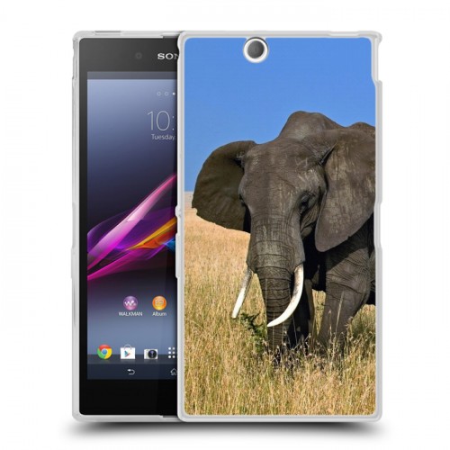 Дизайнерский пластиковый чехол для Sony Xperia Z Ultra  Слоны