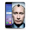 Дизайнерский пластиковый чехол для Huawei Y3 (2017) В.В.Путин