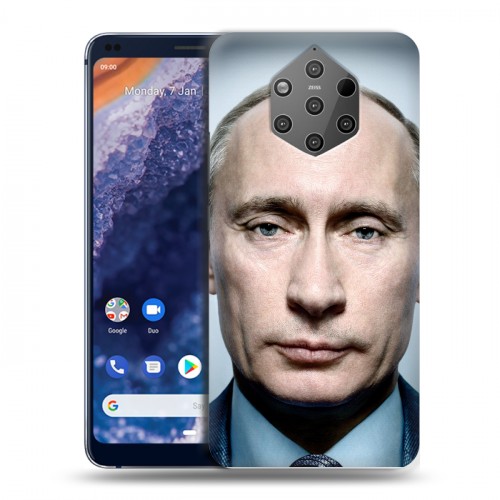 Дизайнерский силиконовый чехол для Nokia 9 PureView В.В.Путин