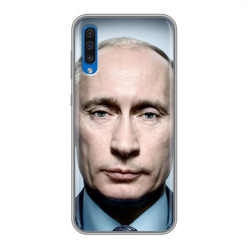 Дизайнерский силиконовый чехол для Samsung Galaxy A50 В.В.Путин