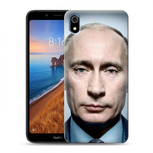 Дизайнерский силиконовый чехол для Xiaomi RedMi 7A В.В.Путин