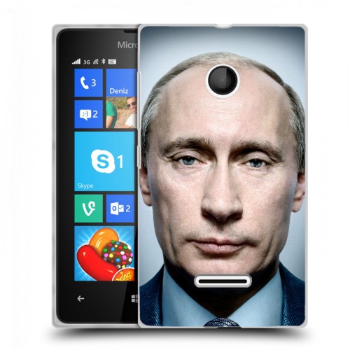 Дизайнерский пластиковый чехол для Microsoft Lumia 435 В.В.Путин