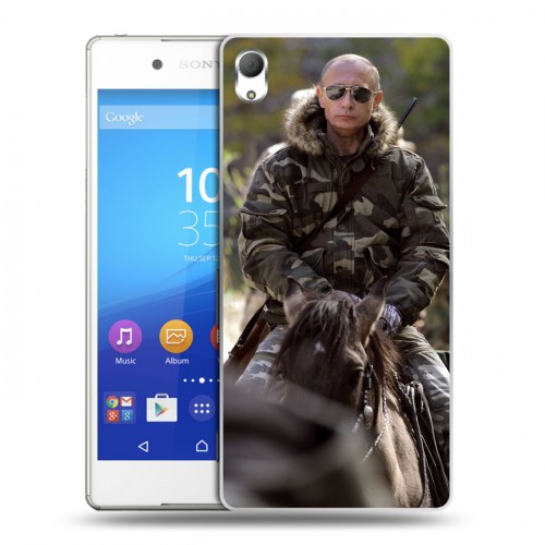 Дизайнерский пластиковый чехол для Sony Xperia Z3+ В.В.Путин