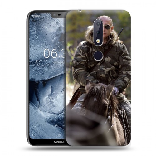 Дизайнерский пластиковый чехол для Nokia 6.1 Plus В.В.Путин