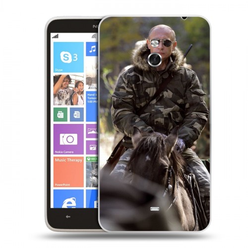 Дизайнерский пластиковый чехол для Nokia Lumia 1320 В.В.Путин