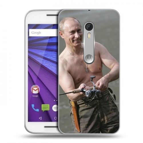 Дизайнерский пластиковый чехол для Lenovo Moto G В.В.Путин