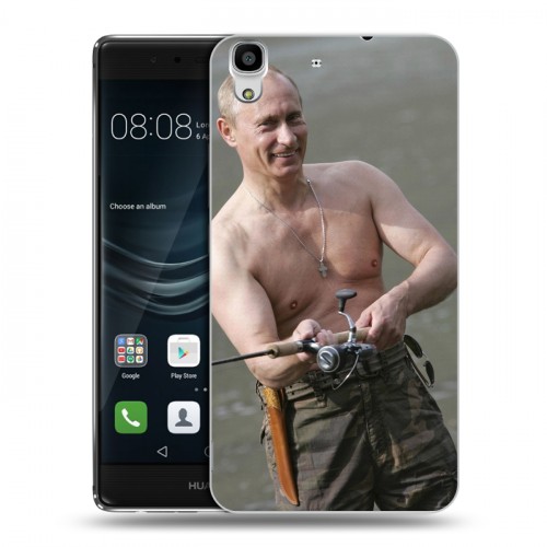 Дизайнерский пластиковый чехол для Huawei Y6II В.В.Путин