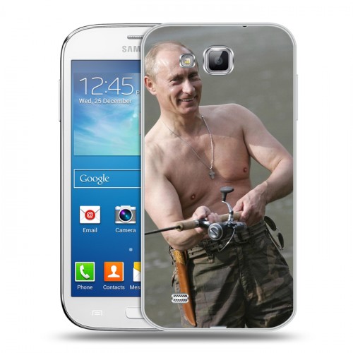 Дизайнерский пластиковый чехол для Samsung Galaxy Premier В.В.Путин