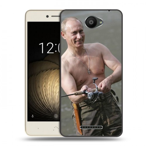 Дизайнерский силиконовый чехол для BQ Aquaris U Lite В.В.Путин