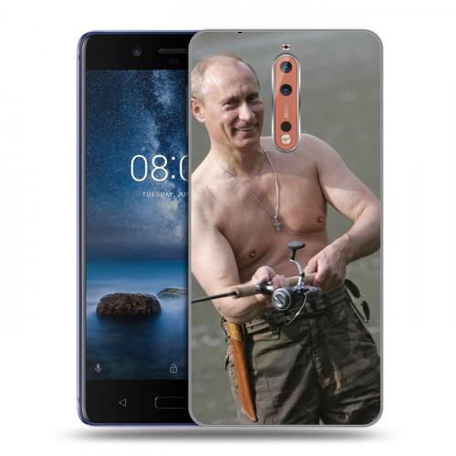 Дизайнерский пластиковый чехол для Nokia 8 В.В.Путин