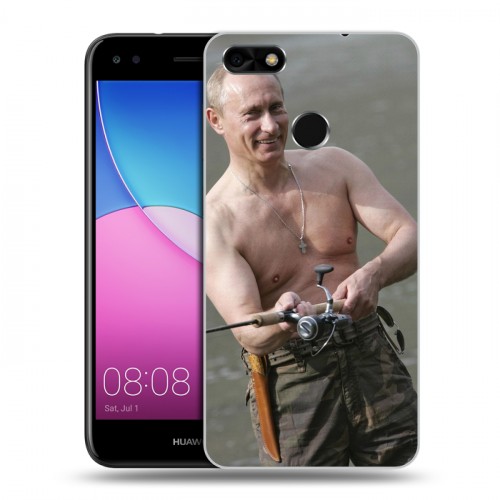 Дизайнерский пластиковый чехол для Huawei Nova Lite (2017) В.В.Путин