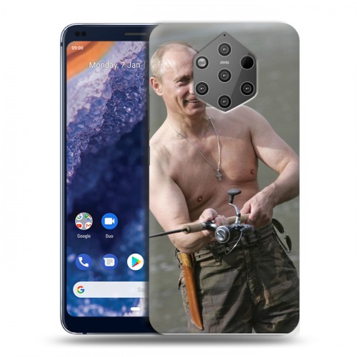 Дизайнерский силиконовый чехол для Nokia 9 PureView В.В.Путин