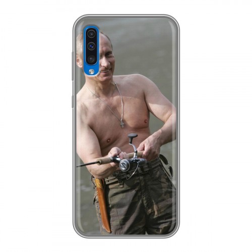 Дизайнерский пластиковый чехол для Samsung Galaxy A50 В.В.Путин