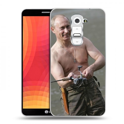 Дизайнерский пластиковый чехол для LG Optimus G2 В.В.Путин