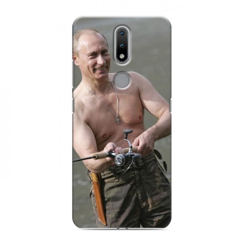 Дизайнерский силиконовый чехол для Nokia 2.4 В.В.Путин
