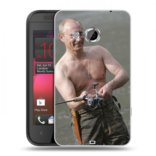 Дизайнерский пластиковый чехол для HTC Desire 200 В.В.Путин