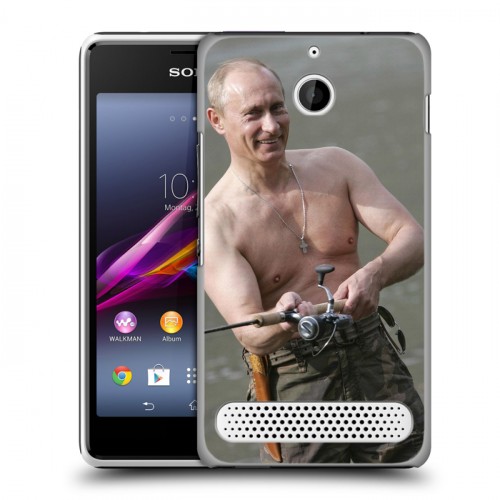 Дизайнерский силиконовый чехол для Sony Xperia E1 В.В.Путин