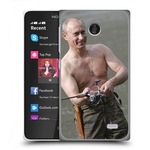 Дизайнерский пластиковый чехол для Nokia X В.В.Путин