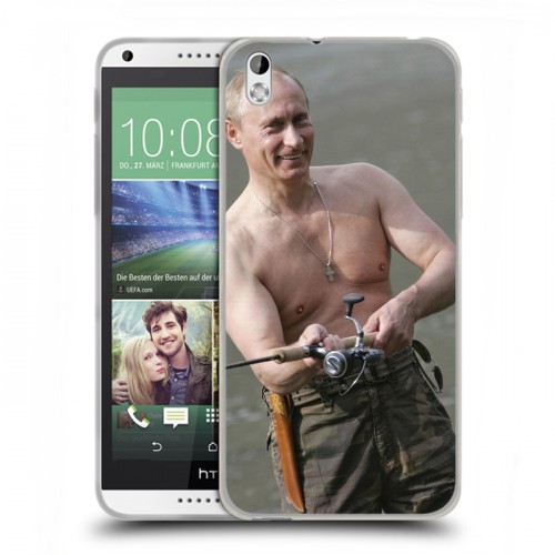 Дизайнерский пластиковый чехол для HTC Desire 816 В.В.Путин