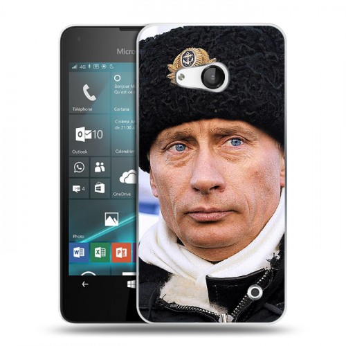 Дизайнерский пластиковый чехол для Microsoft Lumia 550 В.В.Путин