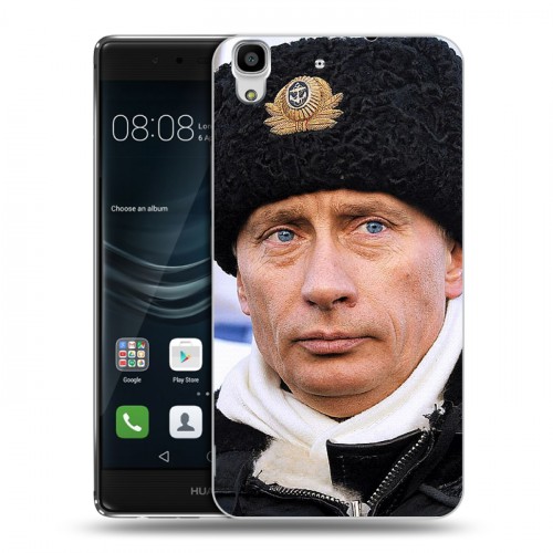 Дизайнерский пластиковый чехол для Huawei Y6II В.В.Путин