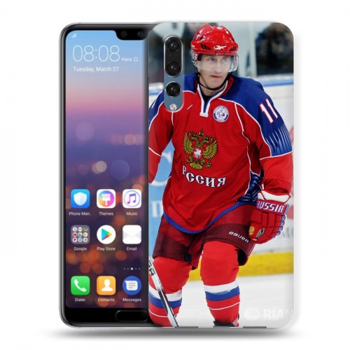 Дизайнерский силиконовый с усиленными углами чехол для Huawei P20 Pro В.В.Путин