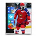 Дизайнерский пластиковый чехол для Microsoft Lumia 435 В.В.Путин