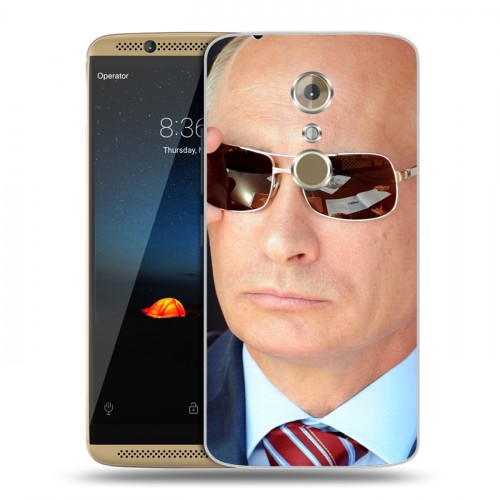 Дизайнерский пластиковый чехол для ZTE Axon 7 В.В.Путин