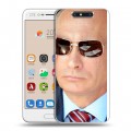 Дизайнерский пластиковый чехол для ZTE Blade V8 В.В.Путин