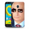 Дизайнерский пластиковый чехол для Alcatel U5 В.В.Путин