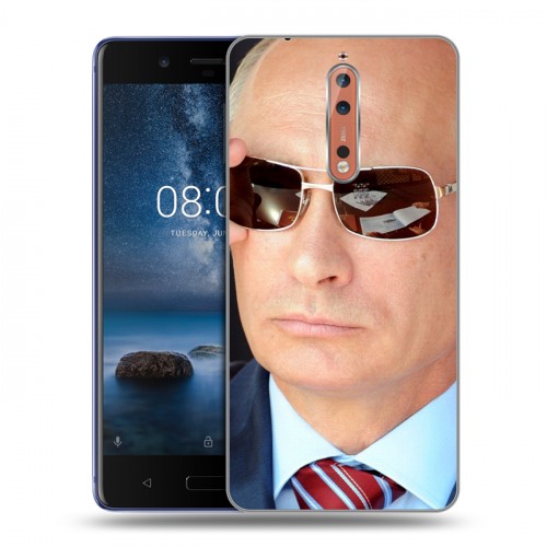 Дизайнерский пластиковый чехол для Nokia 8 В.В.Путин